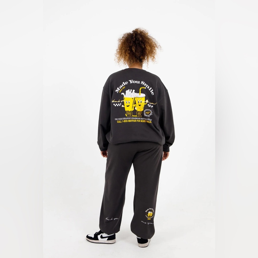 The Mayfair Group Made You Smile Graphic Sweatpants